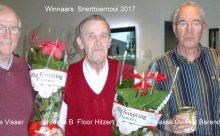 Snerttoernooi  18 Maart  2017